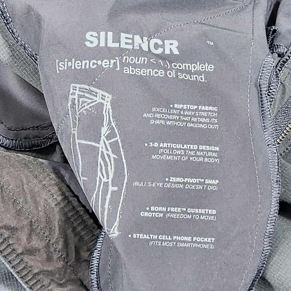 Kuhl‎ Silencr Pants Mens 40x30 Gray Ripstop Hiking Outdoor Stretch Nylon - Picture 13 of 16